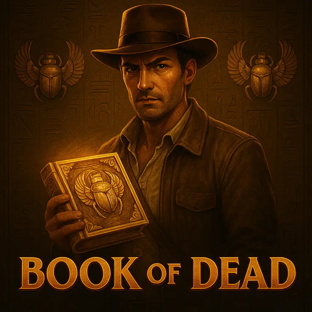 Book Of Dead slot game cover art