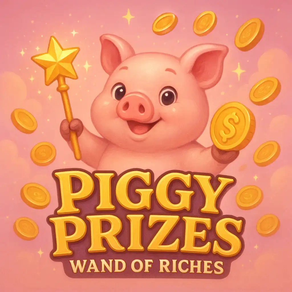 Piggy Prizes Wand of Riches slot game cover art