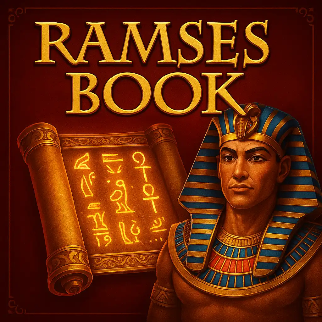 Ramses Book slot game cover art