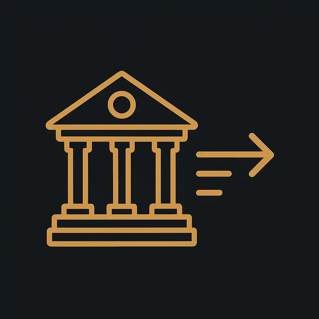 Bank transfer icon