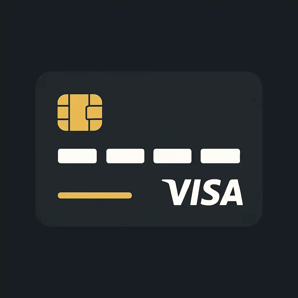 Visa card icon